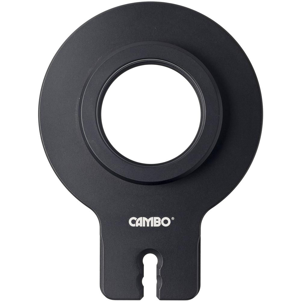 Cambo Actar V-Groove Lensplate - Placa de lente de aluminio anodizado para lentes macro Ro