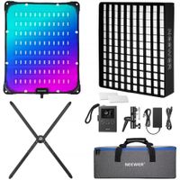 Neewer FL100C Mat LED Flexible RGB 20.9x17.3"" 4140 Lux 2500-10000K