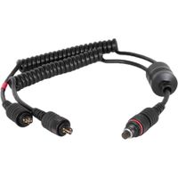 Ikelite Sync Cord para Dos Estrobos Ikelite a Nikonos Bulkhead TTL - Conectores de Alumini
