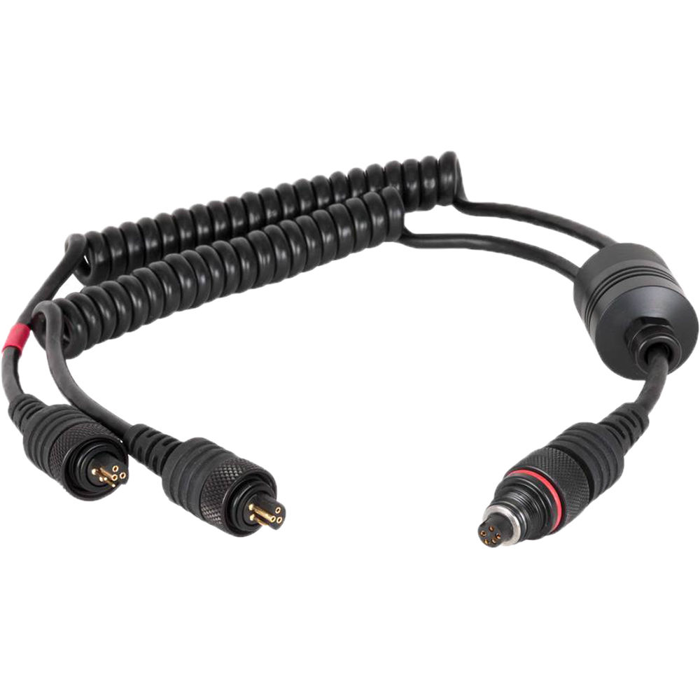 Ikelite Sync Cord para Dos Estrobos Ikelite a Nikonos Bulkhead TTL - Conectores de Alumini