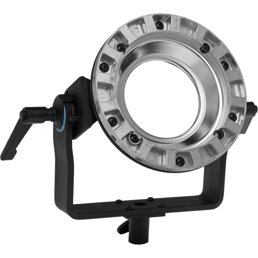 Hensel Tilt Head con Adaptador EH y Anillo de Velocidad para Softboxes Parabólicos Grande