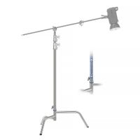 Neewer C-Stand SC320Q con Brazo Boom de Acero Inoxidable 10.5' - Capacidad de Carga 44 lb,