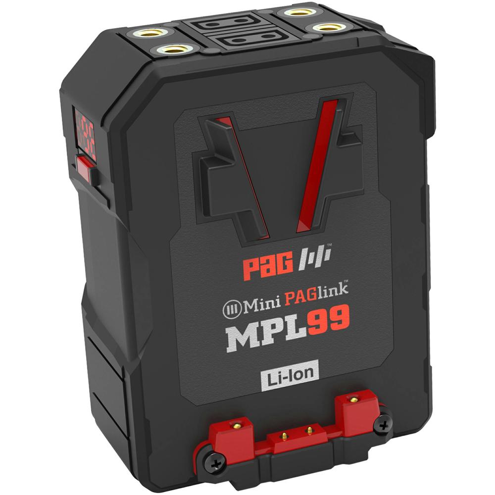 PAG Mini PAGlink MPL99 Batería V-Mount 99Wh 14.8V 6.7Ah con Pantalla Numérica