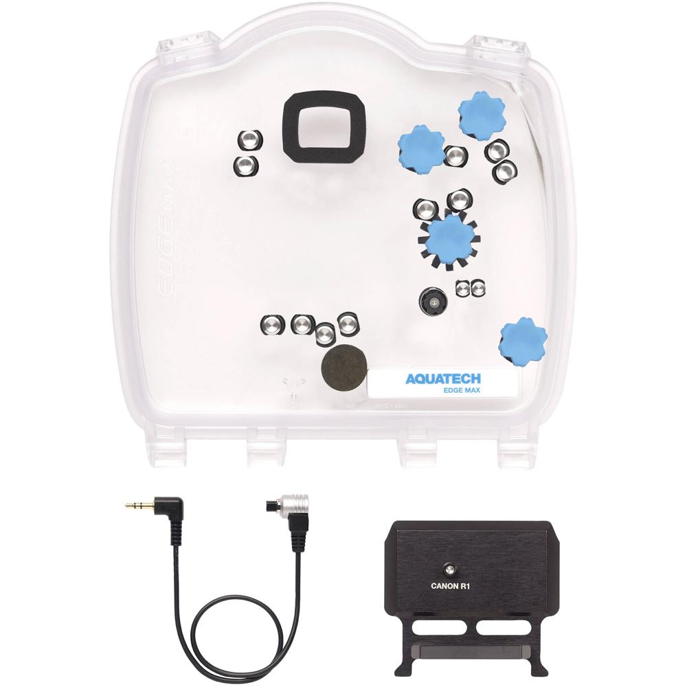 AQUATECH Kit de Conversión EDGE MAX para Canon R1 - Adaptador de Carcasa Subacuática