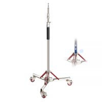 Neewer Soporte de Luz de Acero Inoxidable con Ruedas (10') - Capacidad de Carga 66 lb, Alt