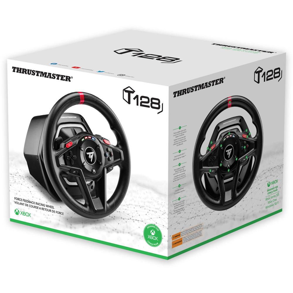 Thrustmaster T128 Volante y Pedalera para Xbox Series X/S y PC - Retroalimentación Dinám