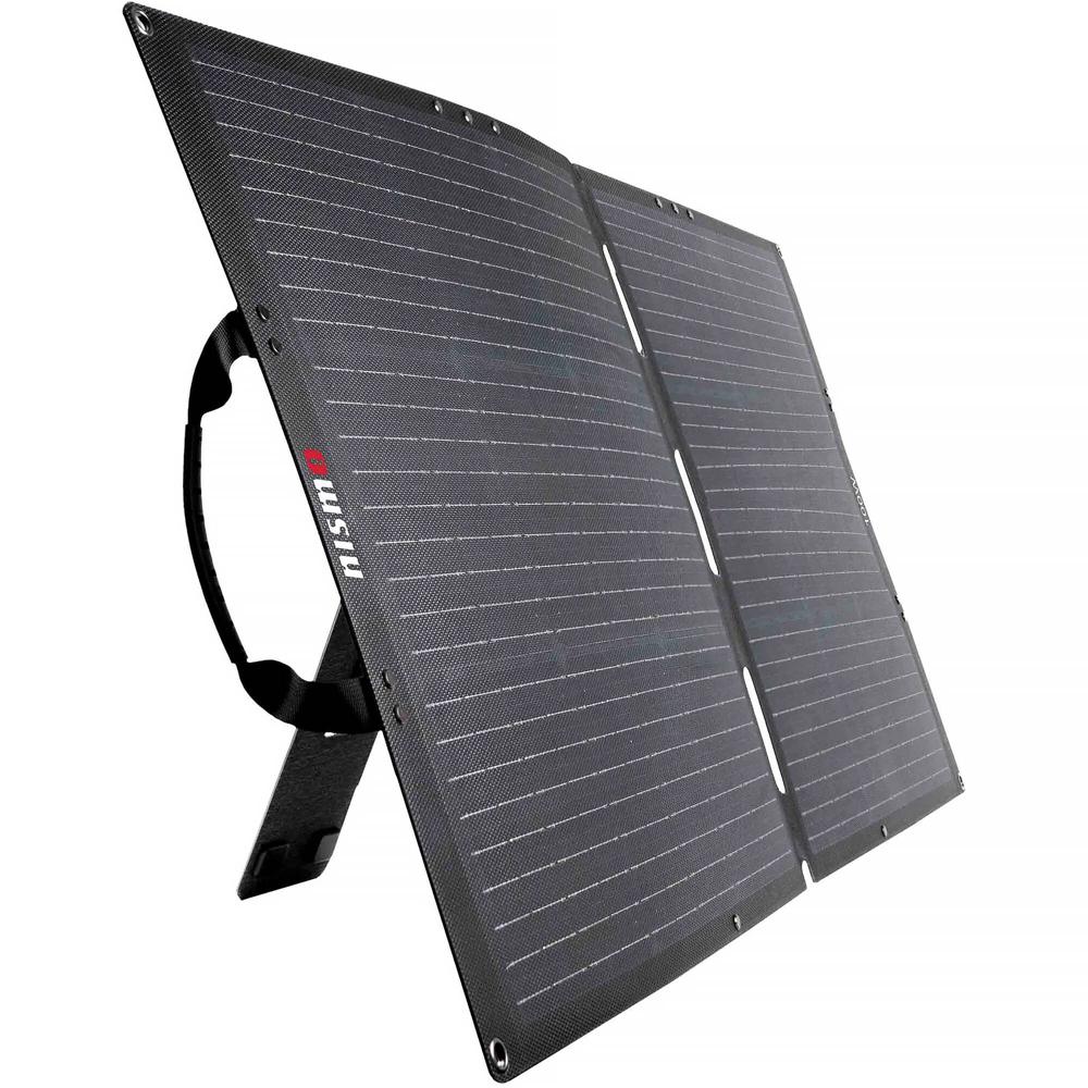WAGAN Panel Solar Plegable 100W - Eficiencia 23%, Conector Andersen Powerpole, Resistente