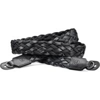 Leica Correa de Cuero y Rayón Trenzado Plano para Cámaras Q y M - Negro, 3.6'