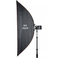 Harlowe Softbox Rectangular 1 x 4' con Montajes Bowens y Max - Ligero y Compacto, Difusor