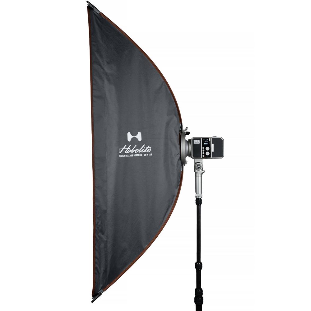 Harlowe Softbox Rectangular 1 x 4' con Montajes Bowens y Max - Ligero y Compacto, Difusor