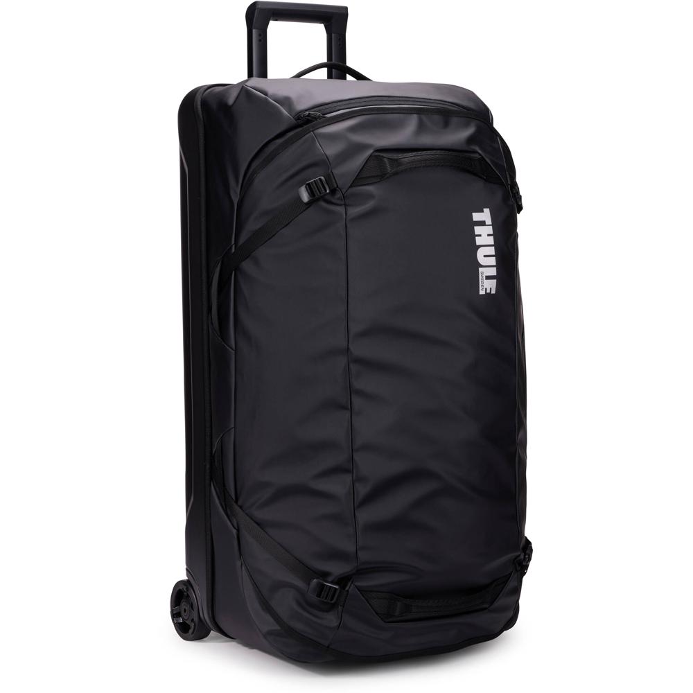 Thule Chasm Duffel Bag 110L Negra - Resistente al Agua, Ruedas y Asa Retráctil