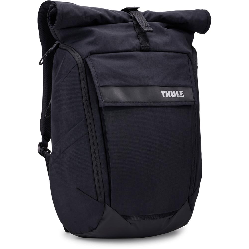 Thule Mochila Paramount 24L Negra - Resistente al Agua, Acceso Bidireccional, Compatible c