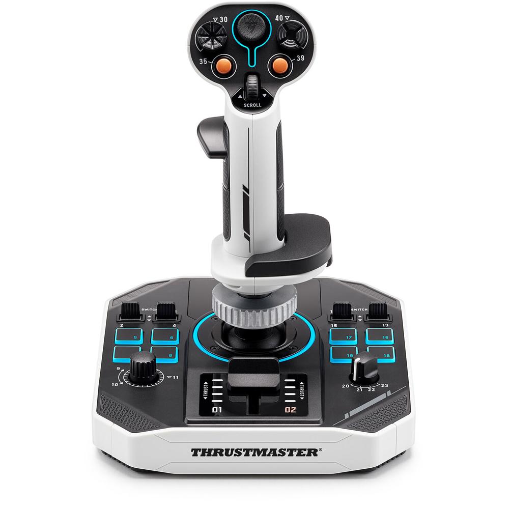 Thrustmaster Flightstick Sol-R 1 con Grip Ambidextro, 21 Botones de Acción, Tecnología H