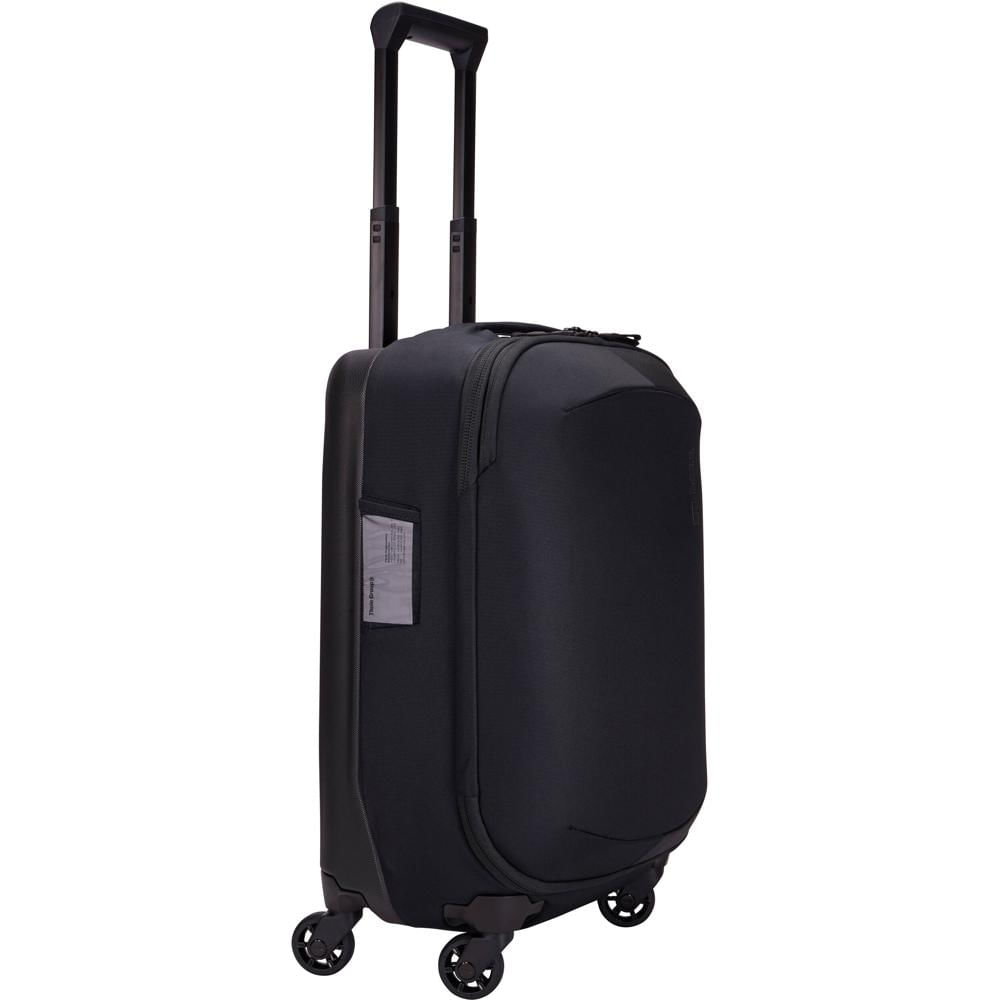 Thule Subterra 2 Carry-On Spinner 35L - Maleta de viaje negra con divisor plegable y panel