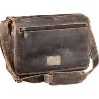 GILLIS LONDON Trafalgar Messenger Leather Camera Bag Marrón - Inserto para Cámara, Compa
