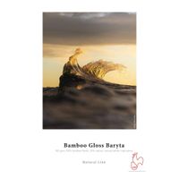 Hahnemuhle Papel Baryta Gloss Bamboo 60"" x 39' - 305 gsm, 90% Fibra de Bambú, Acido y Lig