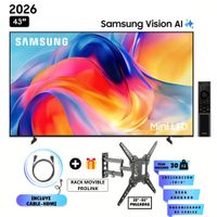 Televisor Samsung 43 Mini LED 43M70H Vision AI Smart TV 2026 - Rack movible