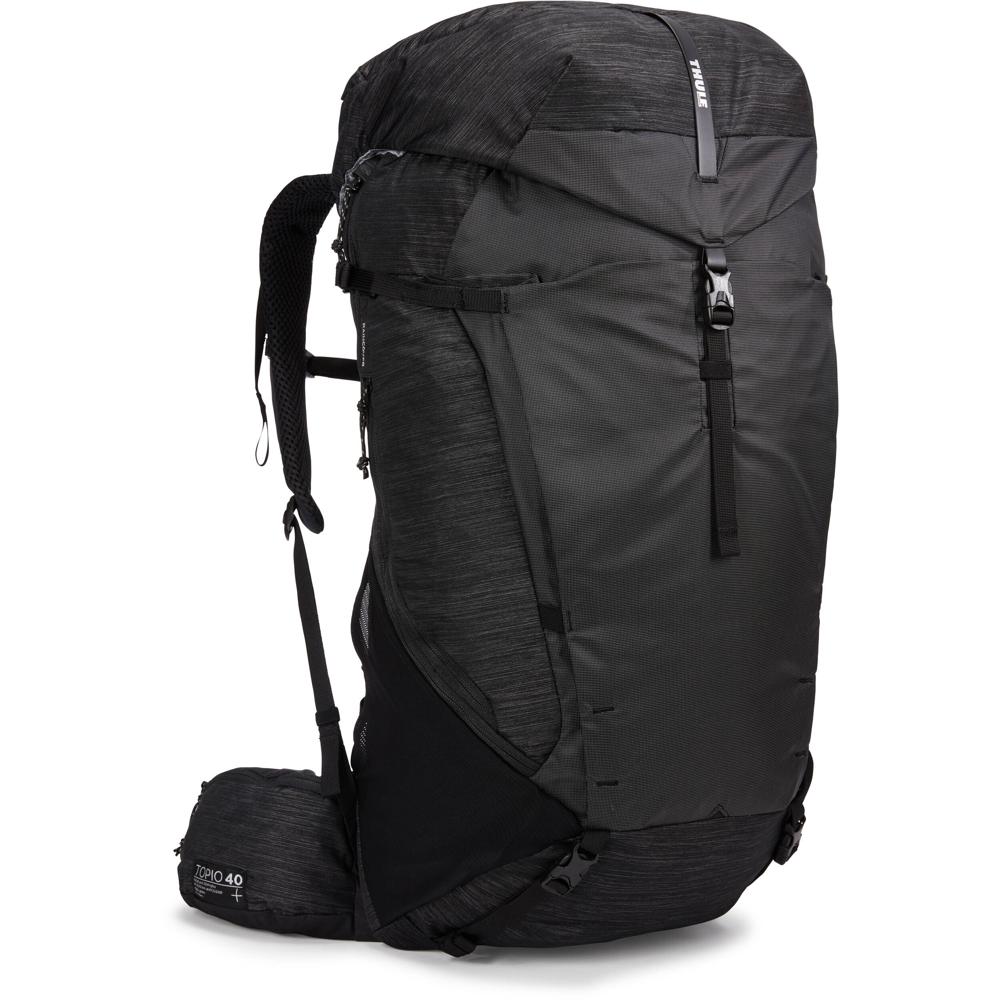 Thule Mochila Topio 40L Negra con Sistema de Suspensión Microajustable y Cubierta Imperme