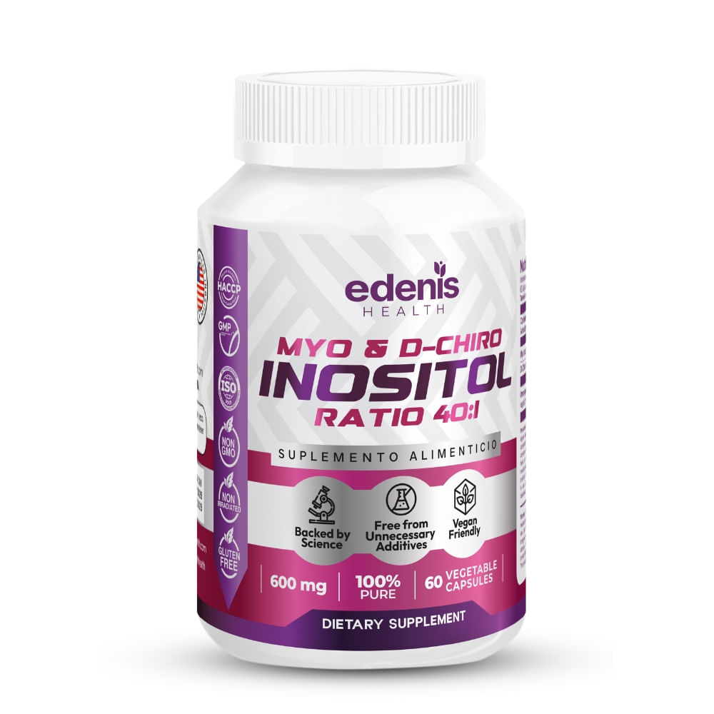 Myo y D-Chiro Inositol Edenis Health 60 Cápsulas