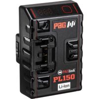 PAG Batería de Litio Gold-Mount HCPL150T 150Wh 14.8V - 10A/12A, Display Numérico, Compac