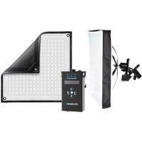Westcott Flex Cine Daylight LED X-Bracket Kit 1 x 1' - Incluye Dimmer, Adaptador AC, Cable