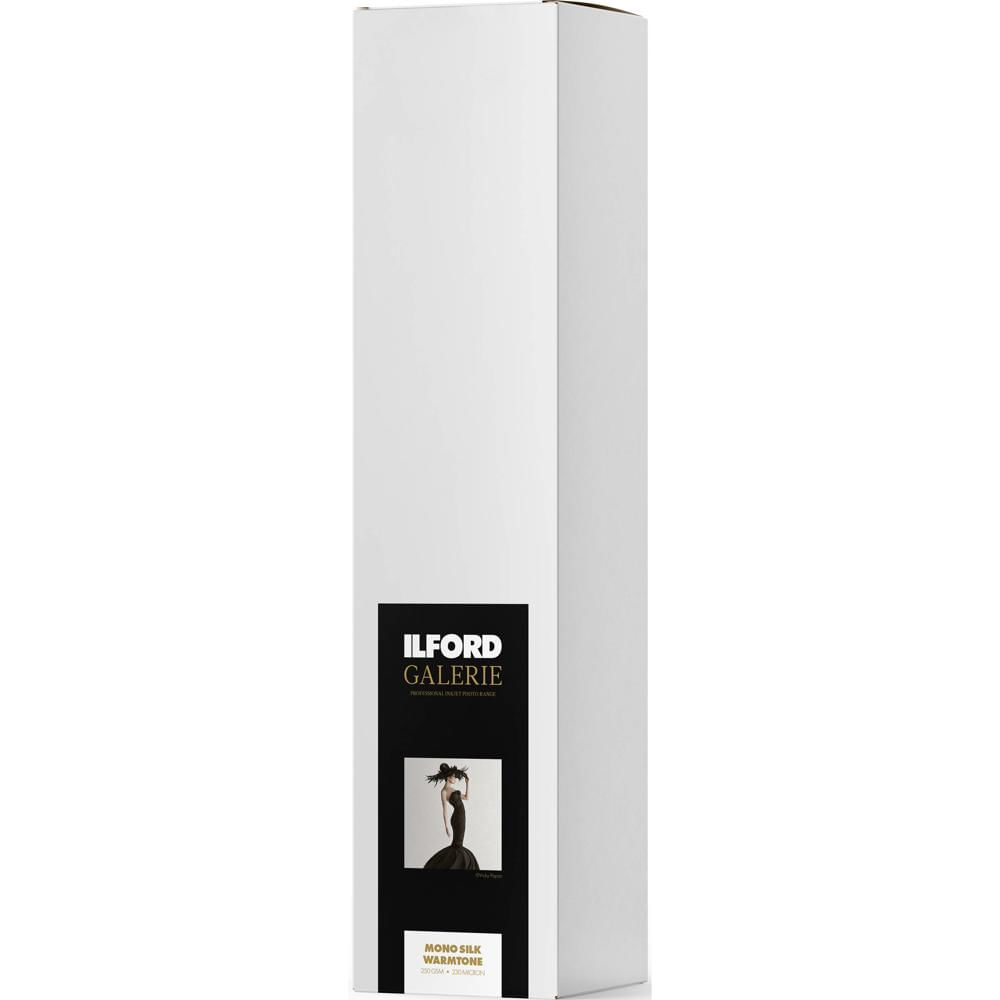 Ilford Galerie Gold Mono Silk Warmtone Papel Fotográfico 50"" x 39' - 250 gsm, Acido y Lig