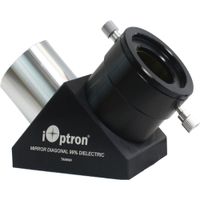 iOptron Diagonal Estelar Dielectrico 90° 2"" - Espejo de Vidrio BK-7, Compatible con OTAs