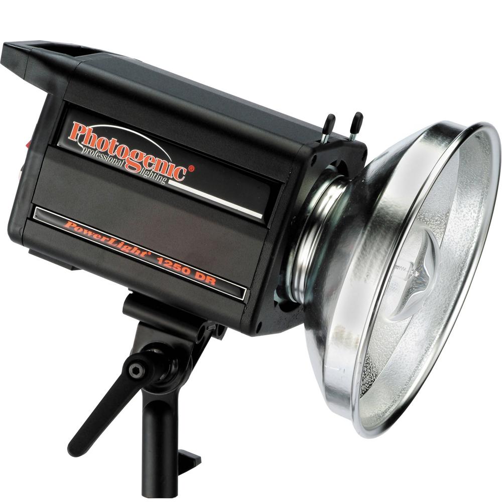 Photogenic Monolight PLR1250DRC 500W/s con Receptor PocketWizard y Luz de Modelado de 250W