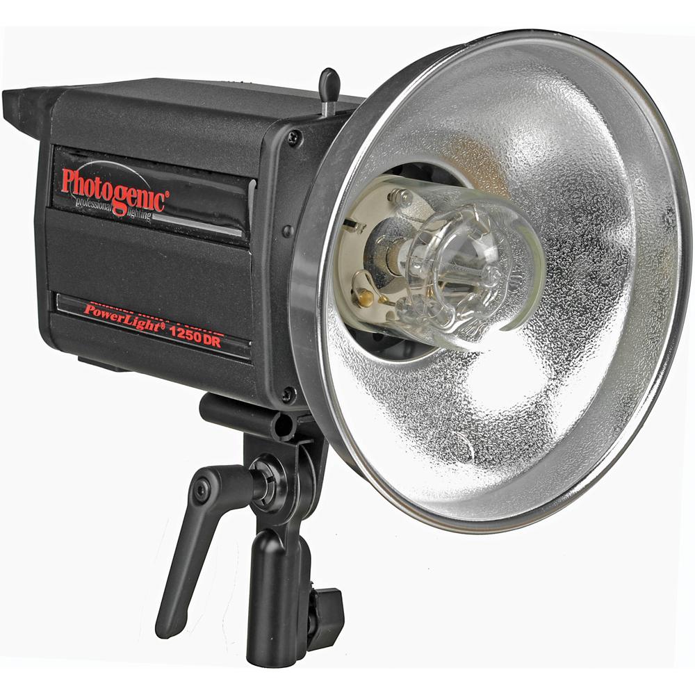 Photogenic Monolight PL1250DR 500W/s con Luz de Modelado Proporcional y Reciclaje Rápido