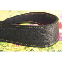 EDDYCAM Correa para Cámara Modelo Black con Costuras Amarillas 2.4 x 61""