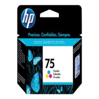 Cartucho de Tinta HP 75 Tricolor 3.5 ml Original CB337WL para OfficeJet