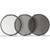 Hedler Honeycomb Grids MaxiSpot 130 Set de 3 - Graduado, Reduce la Apertura del Haz, Uso M