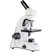 Konus Microscopio Monocular EMERALD 600x - Aumento de 40x a 600x, Iluminación LED, Enfoqu
