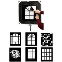Chimera Kit de Patrones Micro Window II 24x24"" - 7 Patrones de Iluminación