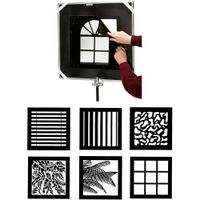 Chimera Kit de Patrones de Ventana Serie I - Sistema para Crear Patrones de Luz, Incluye 6