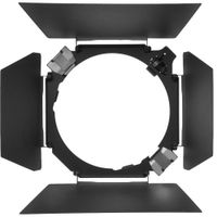Hensel 4-Leaf Barndoor Set con Soporte para Filtros para Reflector de 7.0""