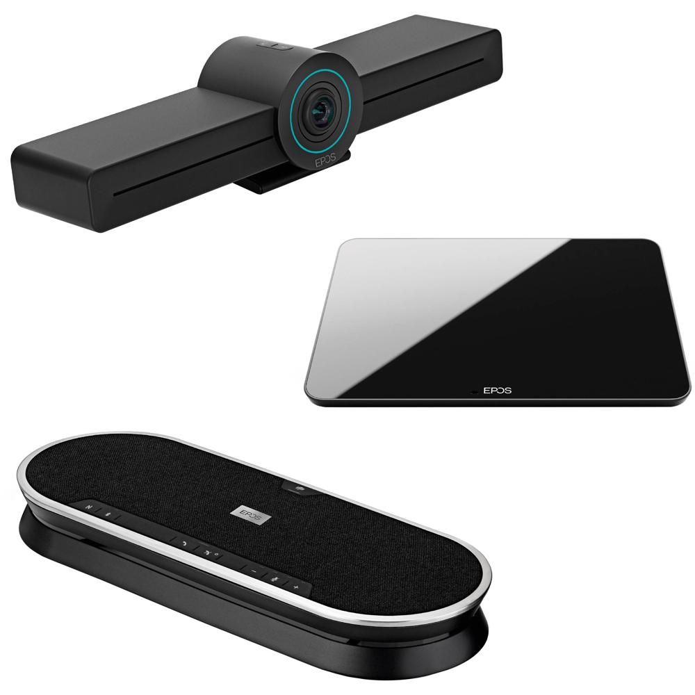 EPOS Sistema de Videoconferencia EXPAND Vision 3T con Barra de Video, Altavoz 80T y Contro