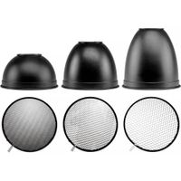 Hensel Reflector y Kit de Rejilla 9"" - Interior Plateado, Compatible con C-Light 1000 y D,