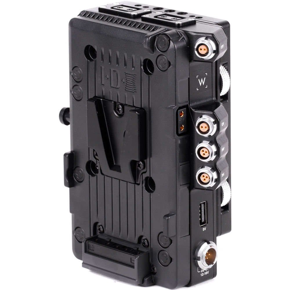 Wooden Camera D-Box V-Lock para cámaras RED DSMC2 - Distribución de energía con 2 D-Tap