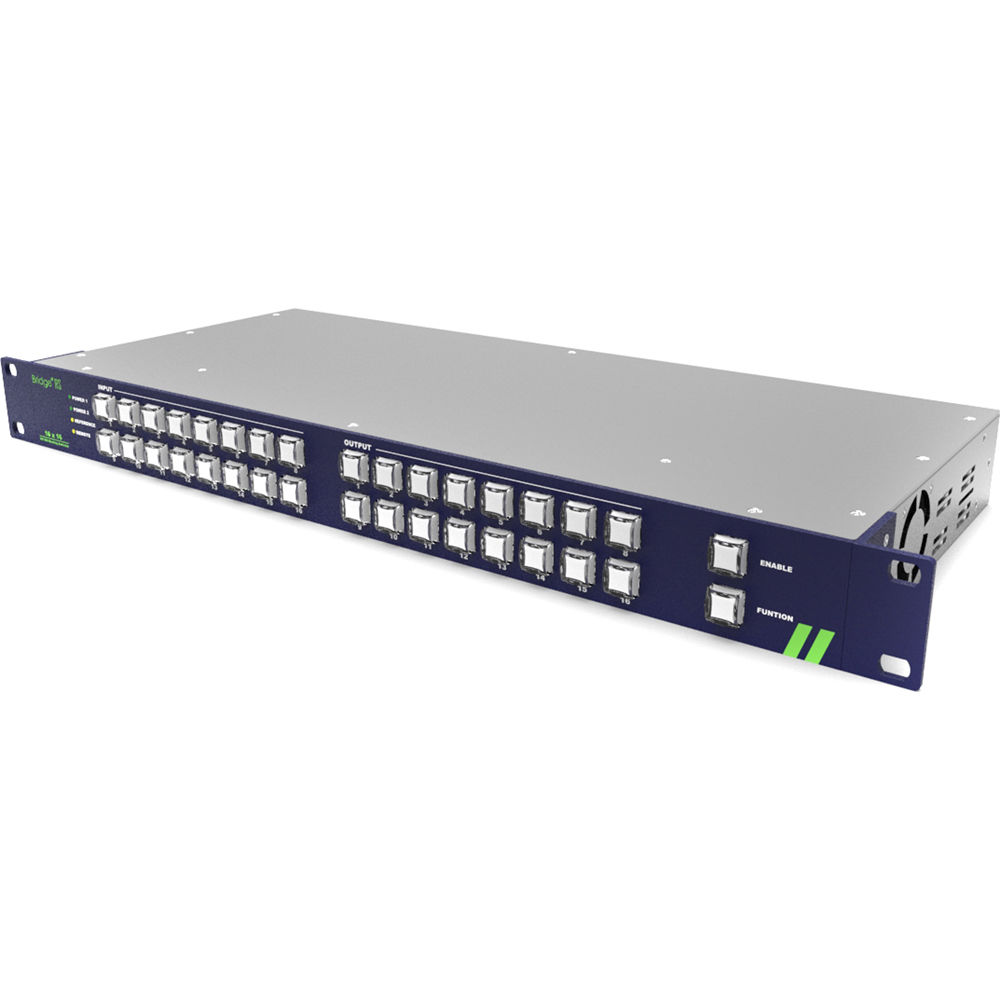 DIGITAL FORECAST Switcher de Ruteo 16x16 3G-HD-SD/SDI, Entrada y Salida SDI, Doble Fuente