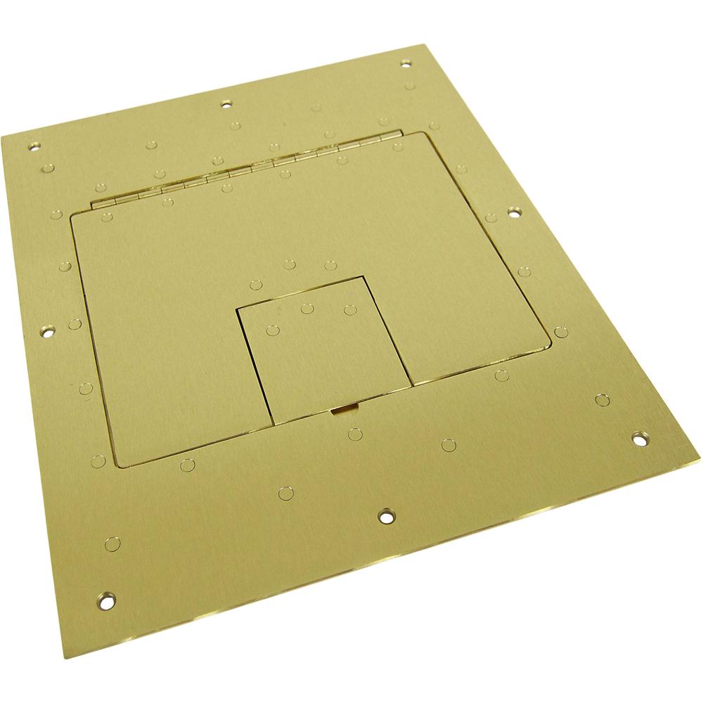 FSR Cubierta plana para caja de piso FL-500P en bronce, diseño de puerta desmontable y si