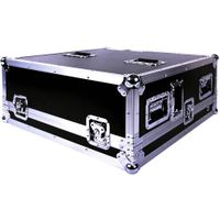 DeeJay Case para Consola Allen & Heath QU-24D, Negro, con Ruedas y Cierre de Pestillo
