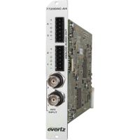 Evertz Microsystems Convertidor de Audio Dual AES a Cuádruple Analógico con Entradas AES