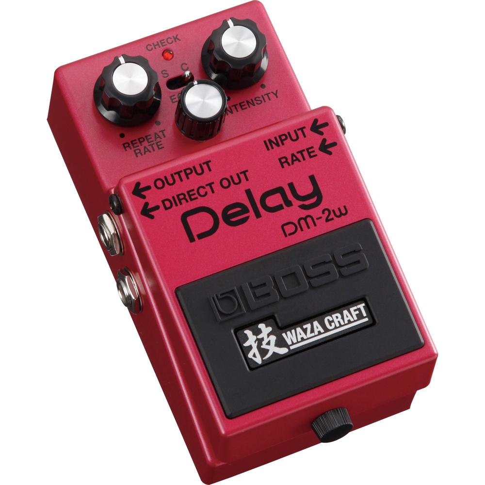 BOSS Pedal de Delay DM-2W - Efecto Analógico, Modos Estándar y Personalizado, Tiempo de