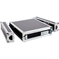 DeeJay Amplificador LED 2 RU Case Deluxe - 18"" Profundidad, Protección Impacto, Aluminio,