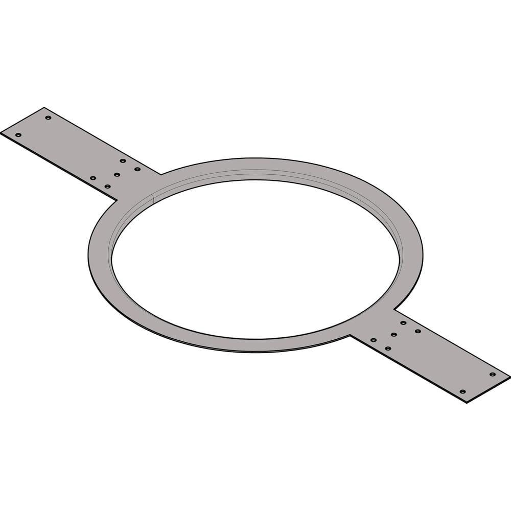 QSC Anillo de Montaje Flangeado para Altavoz AC-C8T (Paquete de 6)