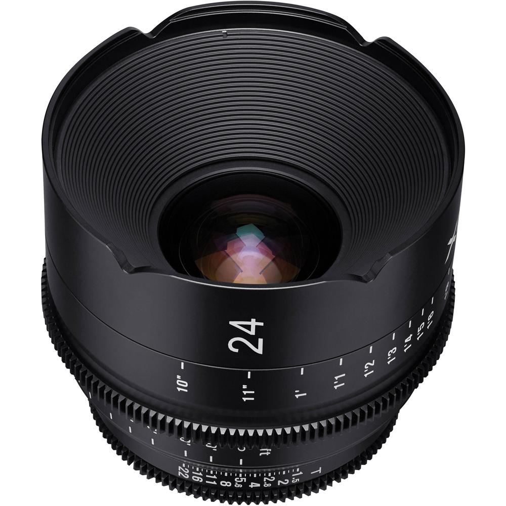 Rokinon Xeen 24mm T1.5 Lente para Montura Micro Cuatro Tercios - Diseño de Enfoque Intern