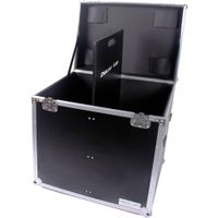 DeeJay LED Fly Drive Utility Trunk Case ATA-300 con Ruedas y Compartimento Ajustable - Neg