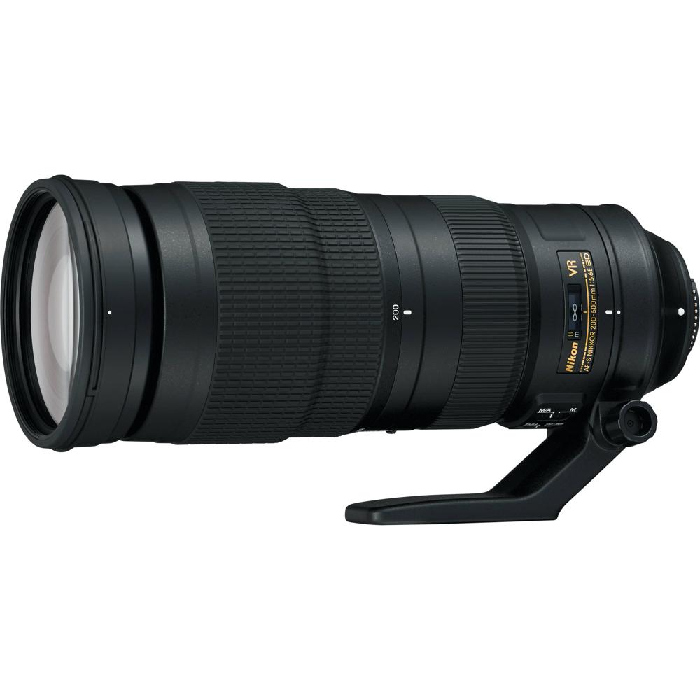 Nikon AF-S NIKKOR 200-500mm f/5.6E ED VR Lens - Teleobjetivo Zoom con Estabilización de I