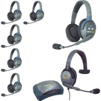 Eartec HUB7DMXS UltraLITE Sistema de Intercomunicación 7 Personas con Max 4G Headset